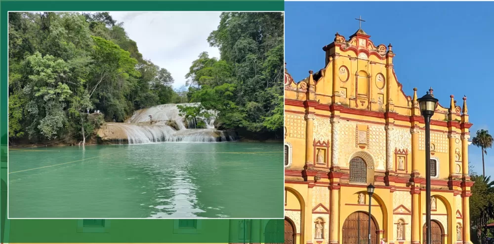 Cascada Roberto  Barrios y Traslado a San Cristóbal  de las Casas